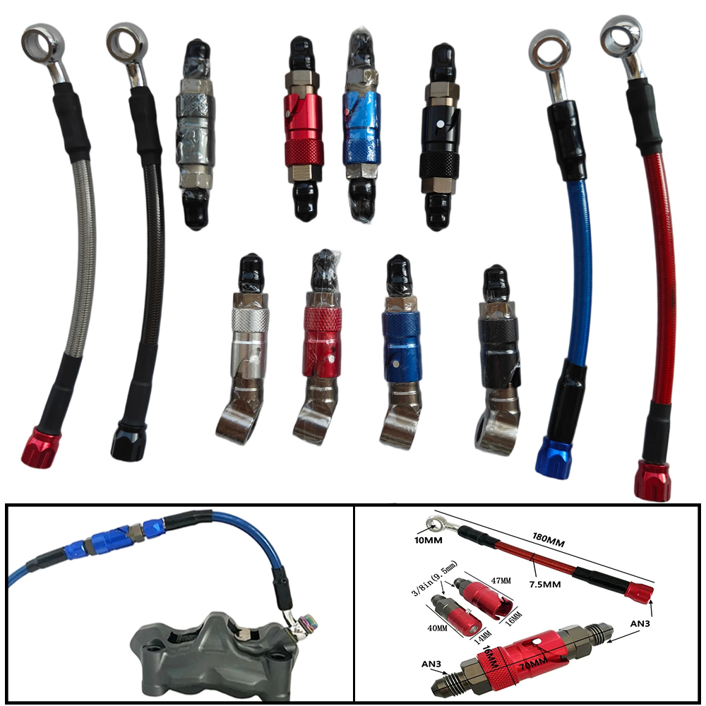 Brake Line Motorcycle - Kit Adaptor Selang Rem Cepat AN3