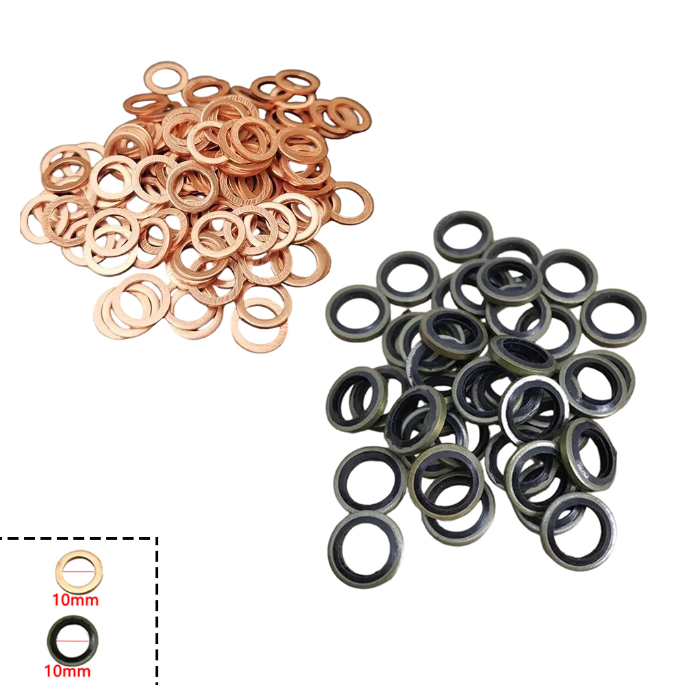 Motorcycle Brake Cable - M10 Cincin Penyegel Tembaga untuk Sepeda