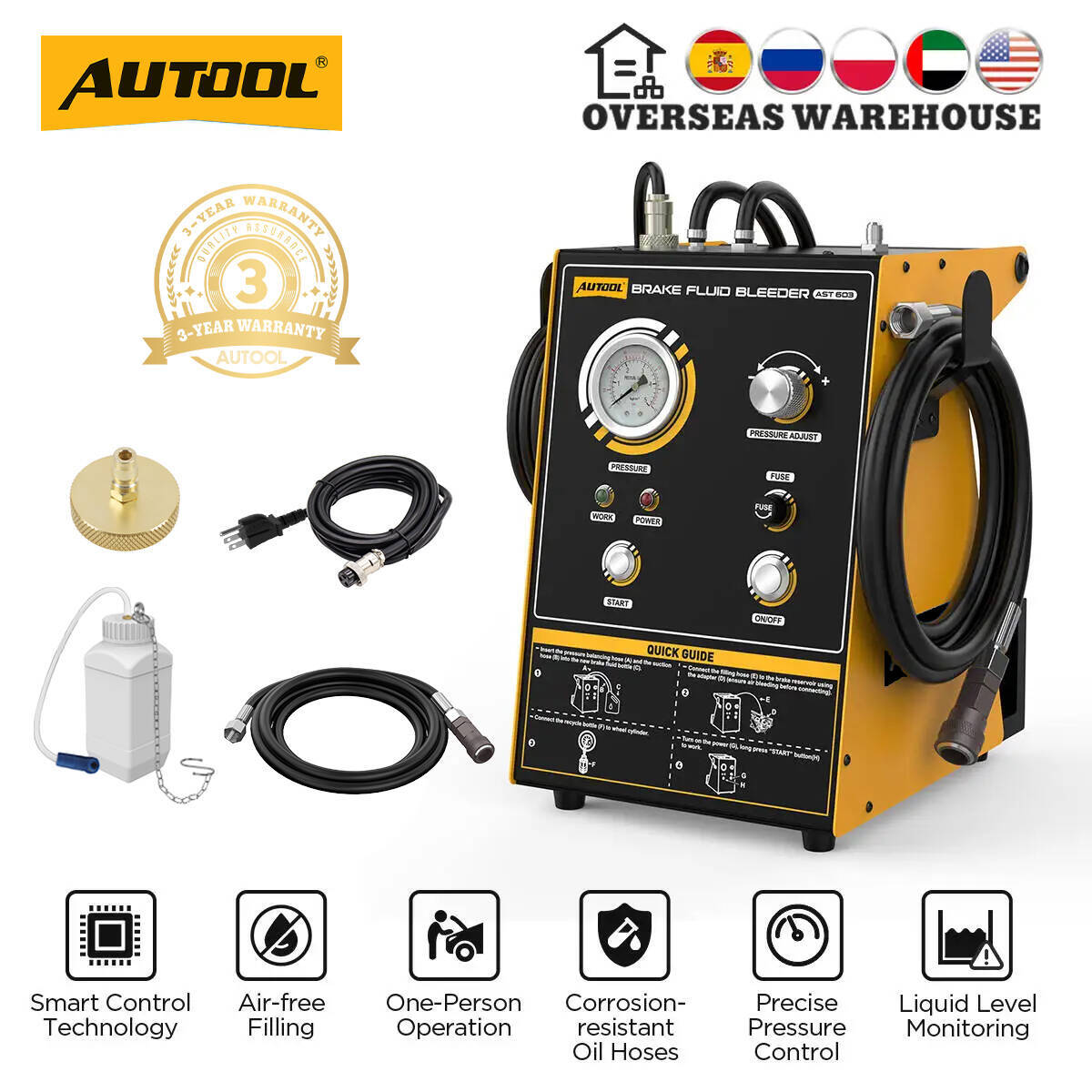 Brake Fluid - Alat Penguras Cairan Rem Otomatis AUTOOL