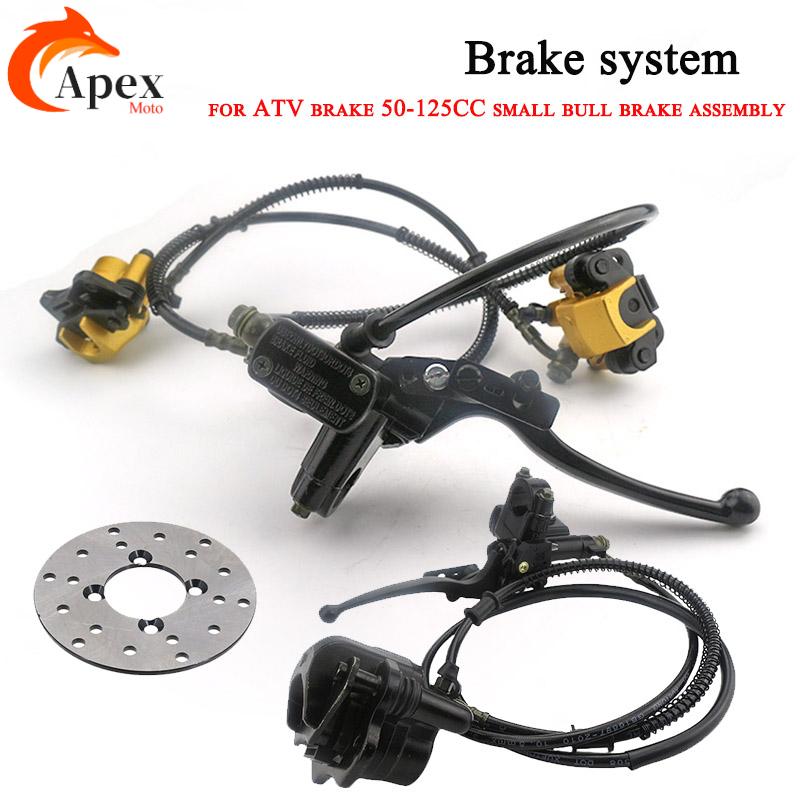 Brake Disc Motorcycle - 1Set Kit Rem Cakram Depan Sepeda
