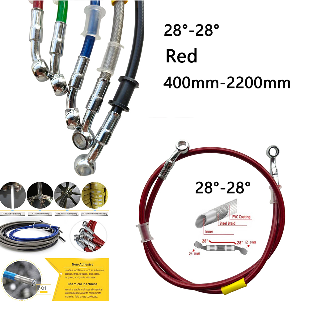 Motorcycle Brake Cable - 28-28 Selang Rem Hidrolik Sepeda Motor