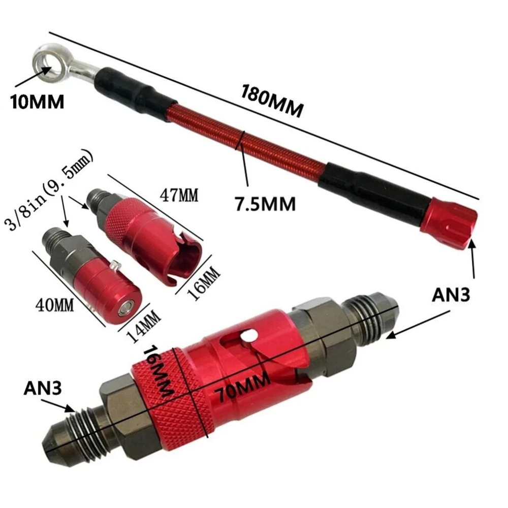 Kit Adaptor Selang Rem Cepat A - Brake Line Motorcycle ulasan dan harga