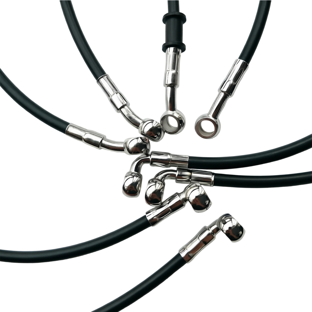 Hitam 28 ° -90 °   Selang Rem  - Motorcycle Brake Cable ulasan dan harga