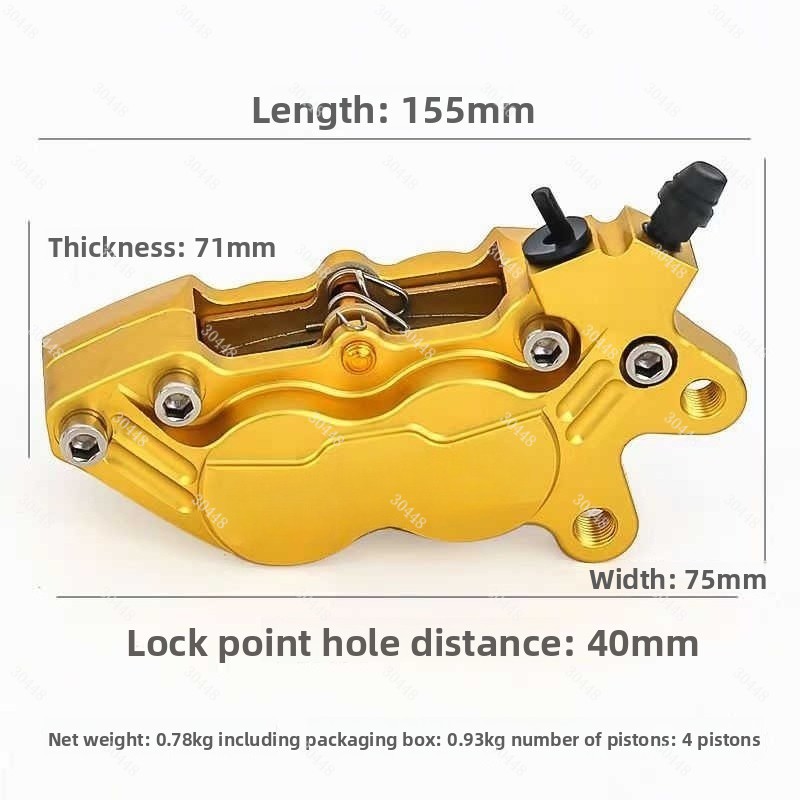 Kaliper Rem Empat Piston CNC u - Brake Caliper ulasan dan harga