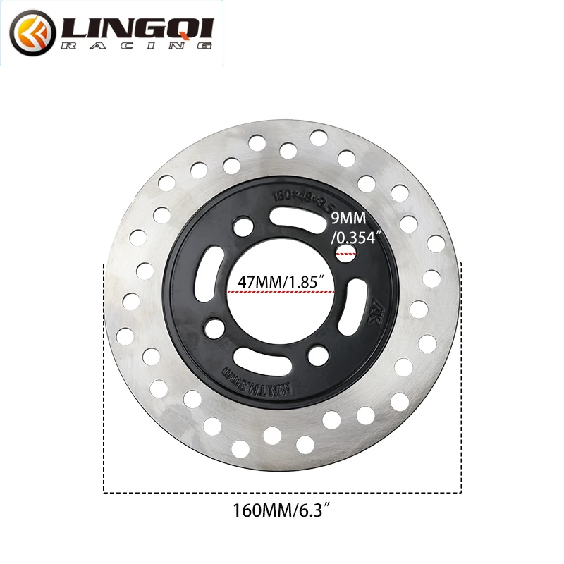 LINGQI RACING 160Mm Bantalan R - Brake Pads Bike ulasan dan harga