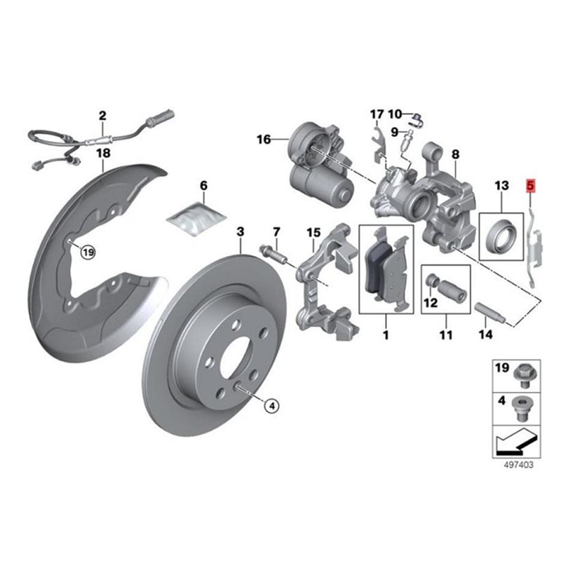 Kit Kaliper Rem M11K-1Set 3420 - Brake Caliper ulasan dan harga